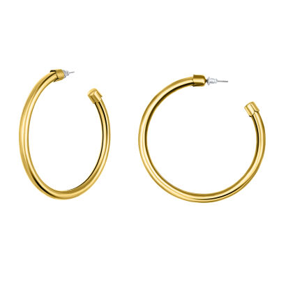 KOLCZYKI KOŁA ZŁOTE KLASYCZNE DUŻE 0689-1