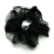 GUMKI DO WŁOSÓW OZDOBNE TIULOWE MIX KOLORÓW (4 SZTUKI) 0314-4 - 6