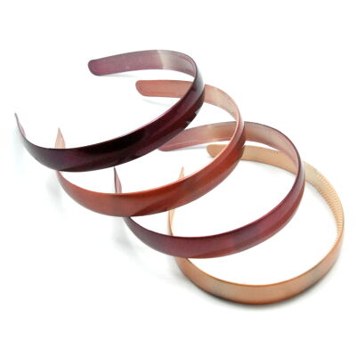 OPASKI DO WŁOSÓW W ODCIENIE CZERWONEGO I BRĄZU 8 SZTUK (7881 SAM)