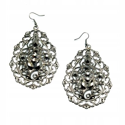 KOLCZYKI WISZĄCE OZDOBNE BLASZKI                                             (0611-800 SA)