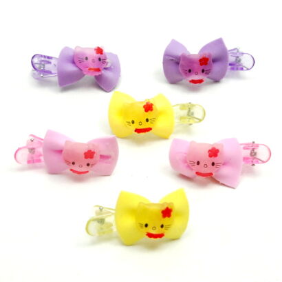 SPINKI DZIECIĘCE DO WŁOSÓW KOTKI 6 SZTUK   (0227-41)