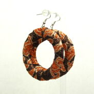 KOLCZYKI KOŁA BROKATOWE                                                                0605-521                                              - 2