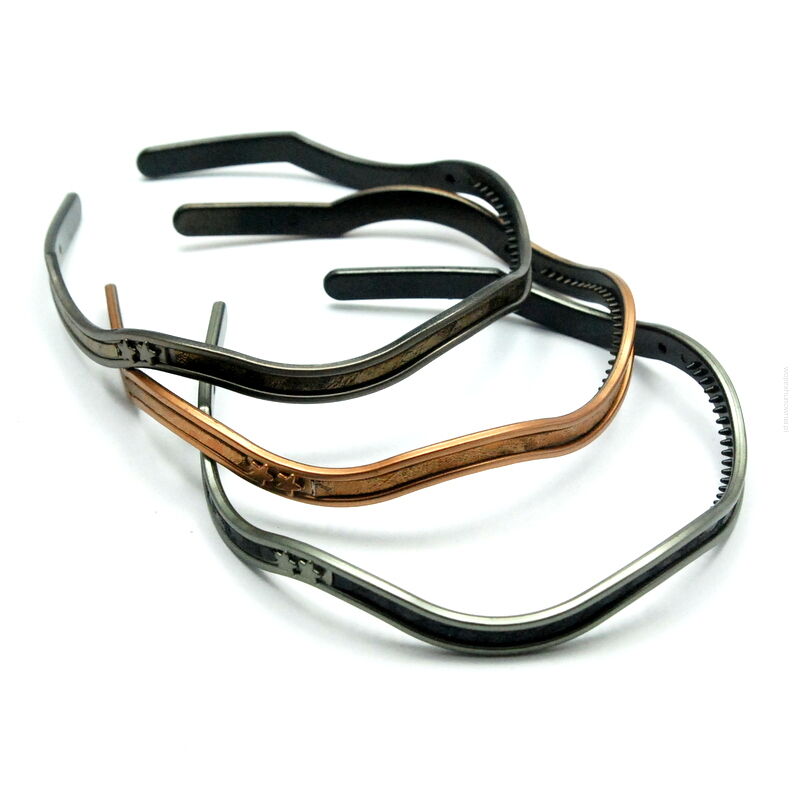 OPASKI DO WŁOSÓW FALOWANE OZDOBNE 6 SZTUK                                                                         (0969 SAM)