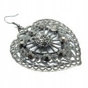 KOLCZYKI WISZĄCE OZDOBNE BLASZKI                             (0611-805 SA) - 2