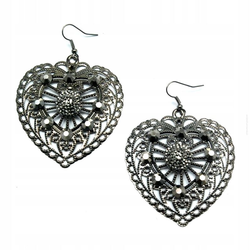 KOLCZYKI WISZĄCE OZDOBNE BLASZKI                             (0611-805 SA)