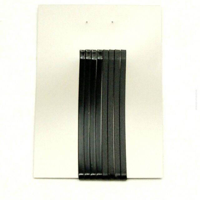 WSUWKA MOCNA PROSTA CZARNA MAT 7 cm (12 SZTUK)  WS007/12 MAT                                                                     WS007/12 MAT
