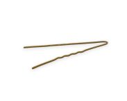 KOKÓWKA FRYZJERSKA KARBOWANA ZŁOTA MAT 4.5 CM 20 SZTUK  (B045/20 MAT) - 2