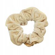 GUMKA DO WŁOSÓW Z FALBANKĄ / SCRUNCHIES  BEŻOWA                      (5281-3 SAMF) - 2