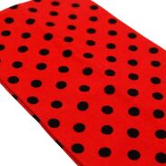 OPASKA ELASTYCZNA SZEROKA CZERWONA W KROPKI 10 CM                                                                   (01743027 SA) - 2