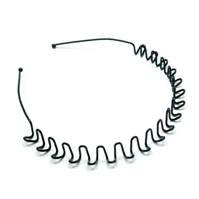 OPASKI DO WŁOSÓW METALOWE CZARNE 6 SZTUK                                                              (2562 SAM)