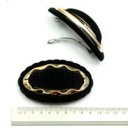 KLAMRY / AUTOMATY DO WŁOSÓW WELUROWE 2 SZTUKI                                                                           (0715 SAH) - 2