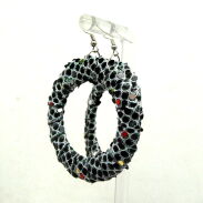 KOLCZYKI KOŁA Z CEKINAMI                                                                  0605-520                                              - 2