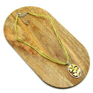 WISIOR / NASZYJNIK NA SZNURECZKACH Z OZDOBNĄ ZAWIESZKĄ                                                (WISZ-11 SAH) - 3