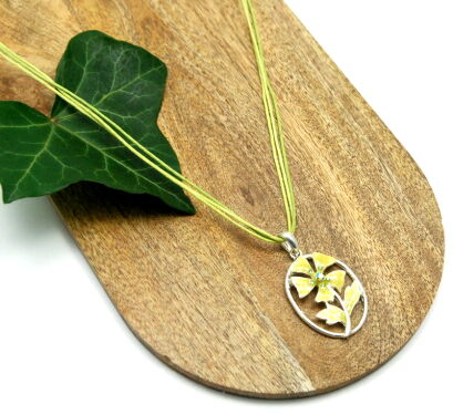 WISIOR / NASZYJNIK NA SZNURECZKACH Z OZDOBNĄ ZAWIESZKĄ                                                (WISZ-11 SAH)