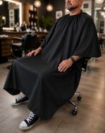 PELERYNA FRYZJERSKA / BARBERSKA CZARNA (DS-044 SA) - 3
