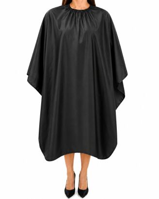 PELERYNA FRYZJERSKA / BARBERSKA CZARNA (DS-044 SA)