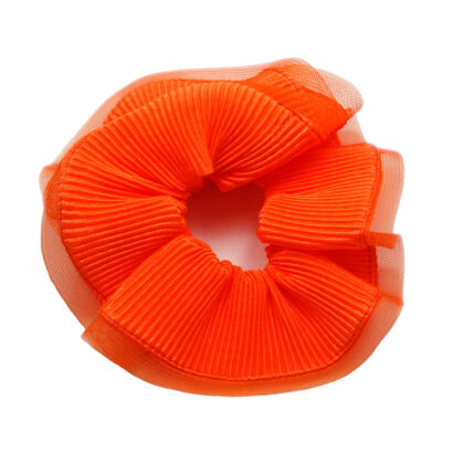 GUMKI DO WŁOSÓW DUŻE OZDOBNE POMARAŃCZOWE (3 SZTUKI) 0028-538