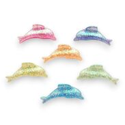 SZCZĘKI / KRABIKI BROKATOWE DELFINKI 60 SZTUK                                               (9908 SA) - 3