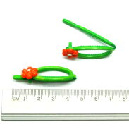 SPINKI DO WŁOSÓW DZIĘCIECE KOLOROWE Z KWIATKIEM 4 SZTUKI (0226-513 SA) - 2