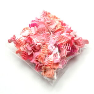 SZCZĘKI / KRABIKI MAŁE MIX RÓŻOWY (100 SZTUK)                                                        0146-518