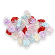ŻABKI / SZCZĘKI RÓŻYCZKI MIX KOLOPRÓW 30 SZTUK                                            (0036/MIX/30) - 3