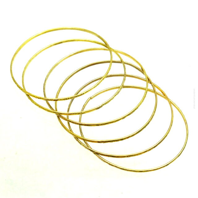 BRANSOLETKI METALOWE CIENKIE 25 SZTUK                                                              (2938 SA)