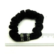 GUMKI DO WŁOSÓW CZARNE MARSZCZONE 5 SZTUK                     (0491 SA) - 3