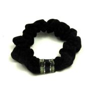 GUMKI DO WŁOSÓW CZARNE MARSZCZONE 5 SZTUK                     (0491 SA) - 2