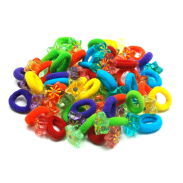 GUMKI DO WŁOŚÓW DZIECIĘCE Z GWIAZDKI 72 SZTUKI (0234-1 AS) - 2