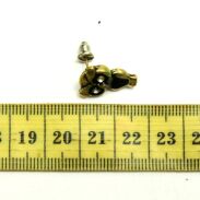 KOLCZYKI  NA PALETCE-SOWY (12 PAR) Y2K ZŁOTE VINTAGE 0608-256 - 3