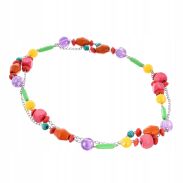 NASZYJNIK WIELOKOLOROWY/ KORALE DŁUGIE                                                                     (0612-1035 SAG) - 2