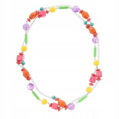 NASZYJNIK WIELOKOLOROWY/ KORALE DŁUGIE                                                                     (0612-1035 SAG)