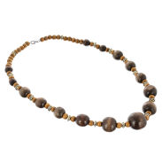 KORALE DREWNIANE / NASZYJNIK ROZPINANY                                                               (0613-1006 SAHG - 2