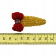 PYKI/ SPINKI DO WŁOSÓW DZIECIĘCE Z OZDOBAMI 4 SZTUKI (0181-45) - 2