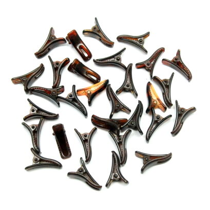 SPINKI / PELIKANY DO WŁOSÓW MINI BRĄZOWE 60 SZTUK                             (PEM-5 SAH)