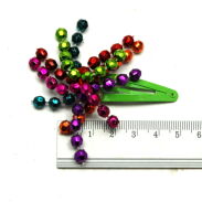 PYKI / SPINKI DO WŁOSÓW DZIECIĘCE Z KORALIKAMI 6 SZTUK                           (0196-02) - 5