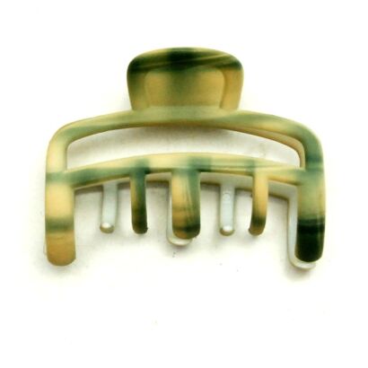 SZCZĘKI / KLAMRY DO WŁOSÓW ZIELONE-MATOWE 2 SZTUKI                                                                           (0217-37 SAM)