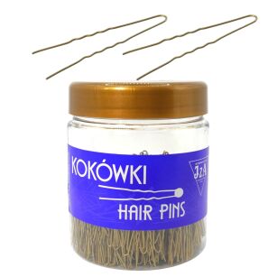 KOKÓWKA FRYZJERSKA KARBOWANA ZŁOTA 4.5 CM 350G                                    (B045/350)