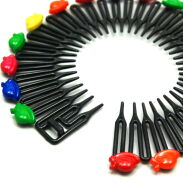 OPASKI-SPRĘŻYNKI CZARNE 3 SZTUKI                                                                  (15-1220 SA) - 3