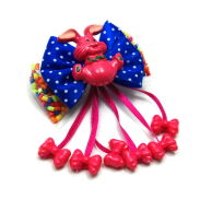 KLAMRY / SPINKI DO WŁOSÓW DZIECIĘCE Z KOKARDKĄ 2 SZTUKI (0209-511) - 2