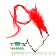 SPINKI/ KRABIKI DO WŁOSÓW Z PIÓRKAMI (2 SZTUKI)                                                              0301-29 - 3