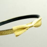 OPASKI DO WŁOSÓW KOKARDKI SREBRNE I ZŁOTE OZDOBNE 6 SZTUK (4671 SA) - 2