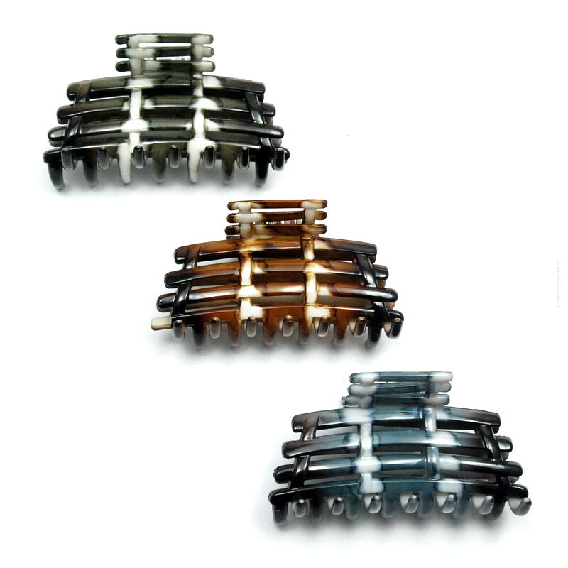 SZCZĘKI / KLAMRY DO WŁOSÓW KOLOROWE 3 SZTUKI                                                                                 (O340-9 SAM)