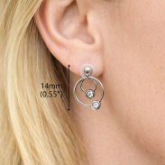 KOLCZYKI MAŁE                                                                                               0604-94 - 2