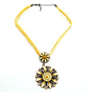 WISIOR / NASZYJNIK NA SZNURECZKACH Z PODWÓJNĄ ZAWIESZKĄ                                                 (WISZ-17 SAH) - 3