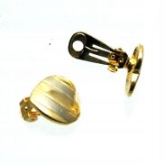 KLIPSY OZDOBNE-SERCA W KOLORZE ZŁOTYM     0611-793 - 2