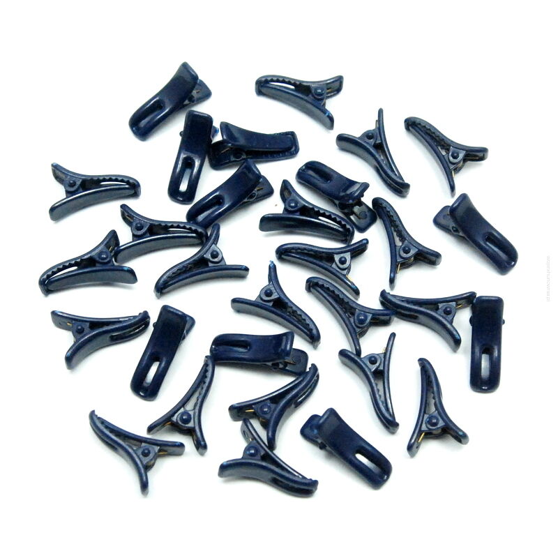 SPINKI / PELIKANY DO WŁOSÓW MINI GRANATOWE 60 SZTUK                             (PEM-6 SAH)