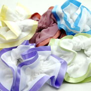 GUMKI DO WŁOSÓW OZDOBNE/SCRUNCHIE MIX KOLORÓRW (6 SZT) 0176-26 - 2