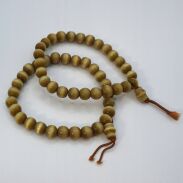 BRANSOLETKA NA GUMCE SZKLANA Z KORALIKAMI 2 SZTUKI                                       (7027-1 AS) - 3