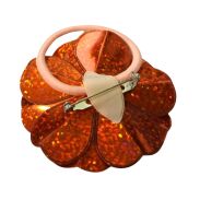 BROSZKA / GUMKA DO WŁOSÓW BROKATOWY KWIAT 4 SZTUKI 2-4393 ASM) - 2